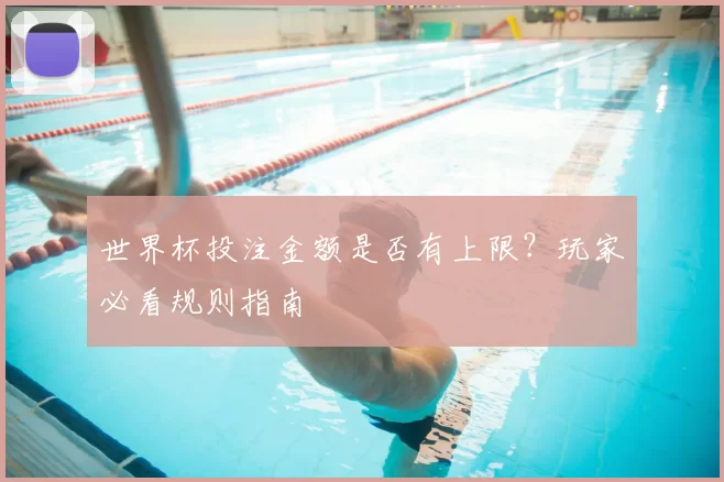 世界杯投注金额是否有上限?玩家必看规则指南